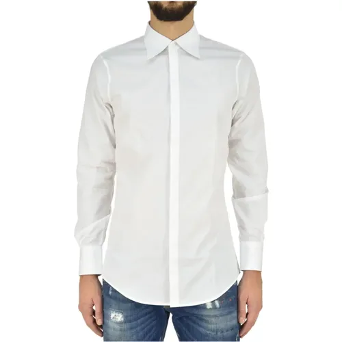 Tailor Made Formal Shirt for Men , male, Sizes: M - Dsquared2 - Modalova