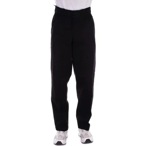 Logo Trousers Zipper Closure Pockets , male, Sizes: W34, W33, W32, W29, W28, W31, W30 - Dickies - Modalova