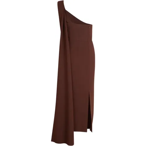 Elegant Midi Dress , female, Sizes: S, M - Roland Mouret - Modalova