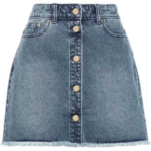 Denim Mini Skirt Clear , female, Sizes: S, 2XS - Michael Kors - Modalova