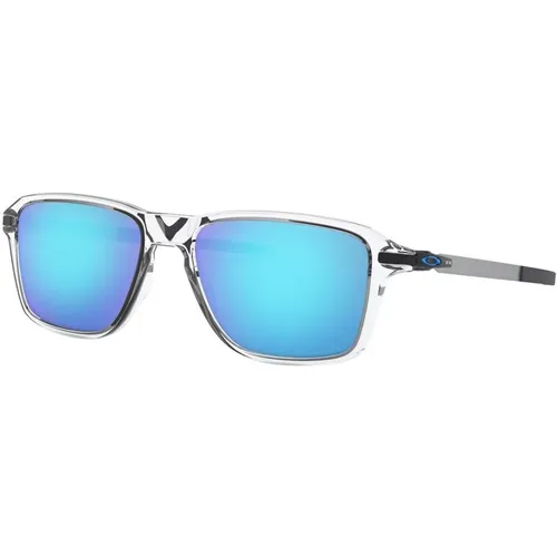 Sportliche Sonnenbrille mit blauen Gläsern - Oakley - Modalova