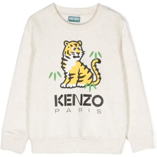 Tierdruck Crew Neck Sweatshirt - Kenzo - Modalova