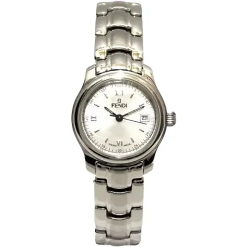 Pre-owned Silver Fendi Watch , female, Sizes: ONE SIZE - Fendi Vintage - Modalova