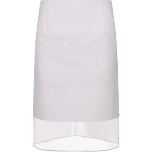Low Waist Cotton Skirt , female, Sizes: XS, 2XS, S - SPORTMAX - Modalova