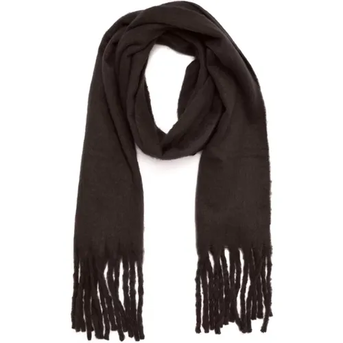 Soft Fringed Scarf Accessory , female, Sizes: ONE SIZE - Kaffe - Modalova