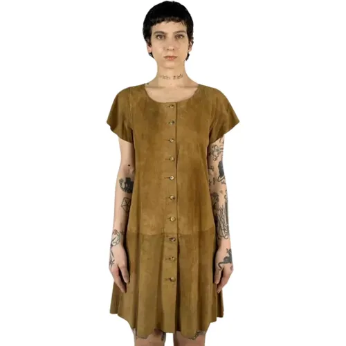 Pre-owned Leder dresses - Prada Vintage - Modalova