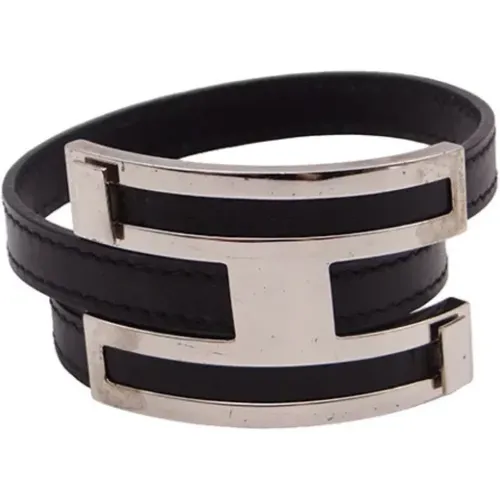 Pre-owned Leather bracelets , female, Sizes: ONE SIZE - Hermès Vintage - Modalova