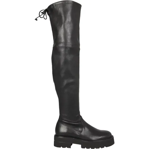 Elevate Your Style with Leather Over-Knee Boots , female, Sizes: 4 UK, 6 UK - Stuart Weitzman - Modalova