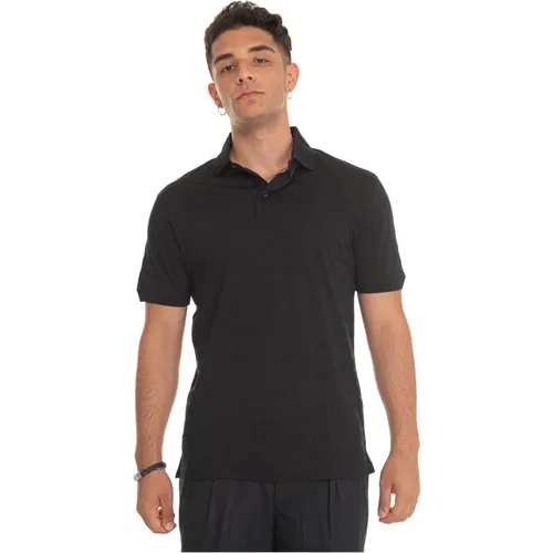 Polo Shirt mit Logo und 3 Knöpfen , Herren, Größe: L - Emporio Armani - Modalova