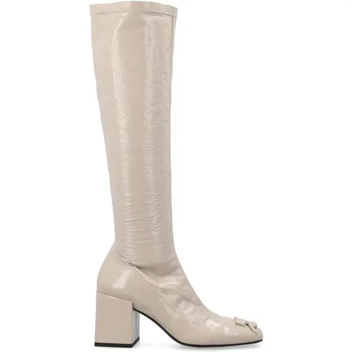 Vinyl Knee-High Boots , female, Sizes: 7 UK, 5 UK, 6 UK, 4 UK - Courrèges - Modalova
