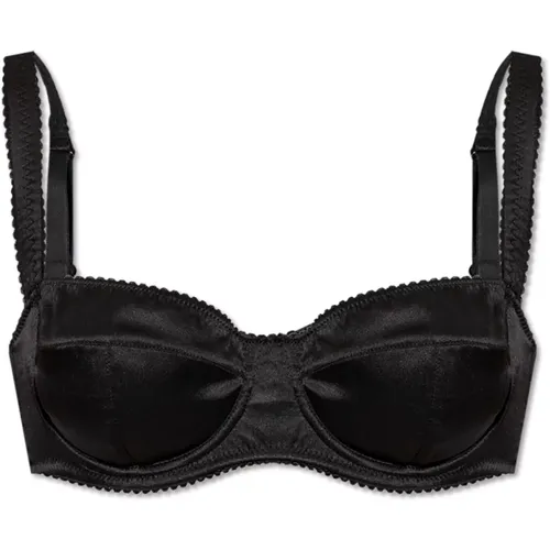 Silk bra , female, Sizes: 34B UK - Dolce & Gabbana - Modalova