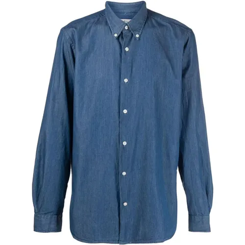 Light Indigo Classic Shirt , male, Sizes: 2XL - Woolrich - Modalova