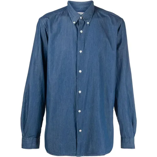 Light Indigo Classic Shirt , male, Sizes: XL, 2XL, L - Woolrich - Modalova
