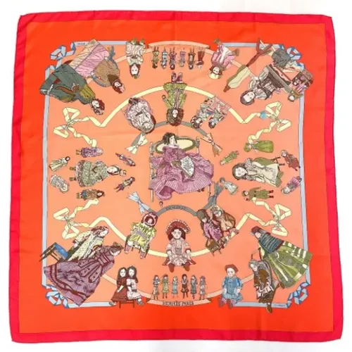 Pre-owned Silk scarves , female, Sizes: ONE SIZE - Hermès Vintage - Modalova