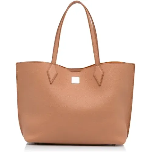 Pre-owned Leather totes , female, Sizes: ONE SIZE - MCM Pre-owned - Modalova