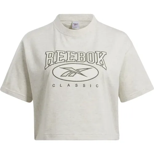 Großes Logo Crop Top Reebok - Reebok - Modalova