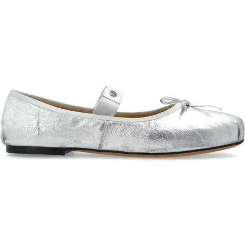 Leather ballet flats , female, Sizes: 5 UK, 8 UK, 4 UK, 7 UK, 6 UK, 3 UK - Anine Bing - Modalova