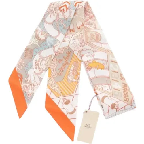 Pre-owned Silk scarves , female, Sizes: ONE SIZE - Hermès Vintage - Modalova