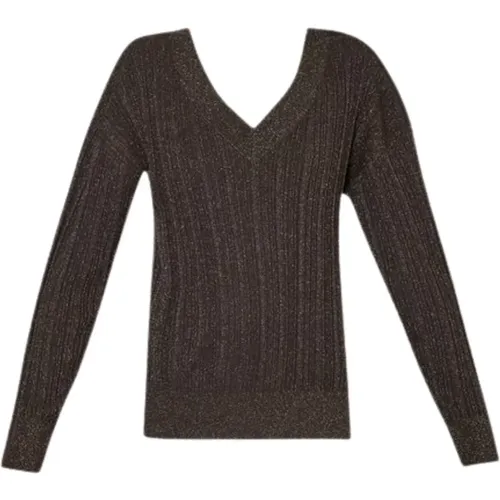 Elegant Viscose and Lurex Sweater , female, Sizes: XS - Liu Jo - Modalova
