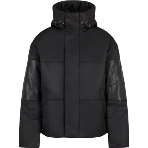 Winter Jackets , male, Sizes: L, XL, 2XL - Armani Exchange - Modalova