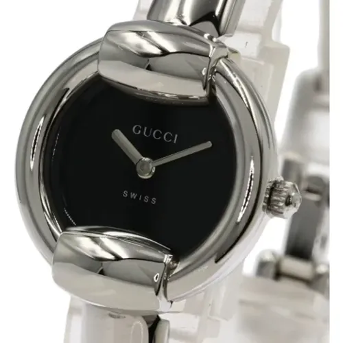 Pre-owned Stainless Steel watches , female, Sizes: ONE SIZE - Gucci Vintage - Modalova