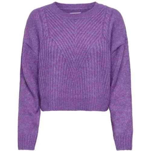 Modischer Pullover , Damen, Größe: S - Only - Modalova