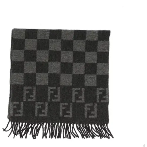 Pre-owned Wool scarves , female, Sizes: ONE SIZE - Fendi Vintage - Modalova