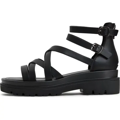 Luxuriöse Plateau Sandalen - Schwarz , Damen, Größe: 41 EU - Cesare Gaspari - Modalova