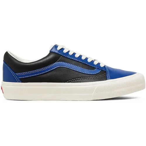True Blue Leather Sneakers , male, Sizes: 8 UK - Vans - Modalova