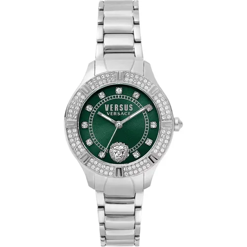 Canton Road Stainless Steel Watch , female, Sizes: ONE SIZE - Versus Versace - Modalova