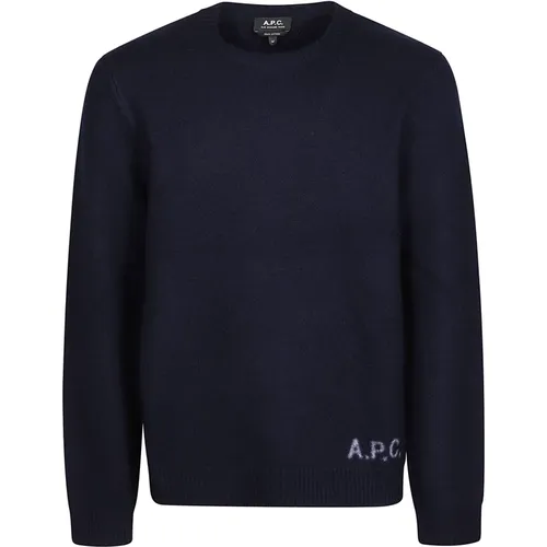 Gemütlicher Strickpullover , Herren, Größe: L - A.P.C. - Modalova