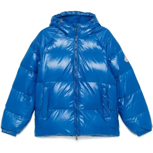 Blaue Daunensteppjacke , Herren, Größe: L - Pyrenex - Modalova