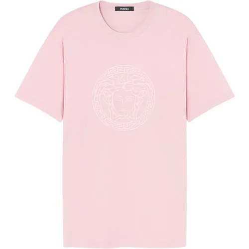 Medusa Motif T-shirts and Polos , female, Sizes: S - Versace - Modalova