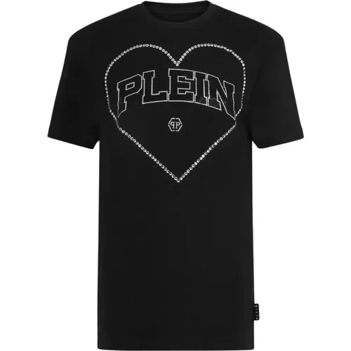 Coole Grafik Tee Fadcwtk3260Pjy002N02 , Damen, Größe: XL - Philipp Plein - Modalova