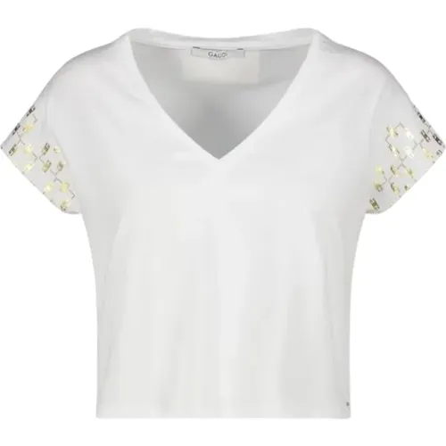 Kurzarm T-Shirt , Damen, Größe: XS - Gaudi - Modalova