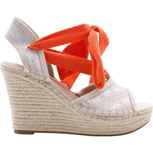 Elevate Your Style with These Wedge Sandals , female, Sizes: 6 UK - Guess - Modalova