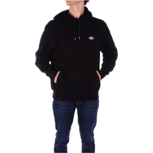 Schwarzer Hoodie Pullover Logo Fronttasche - Dickies - Modalova