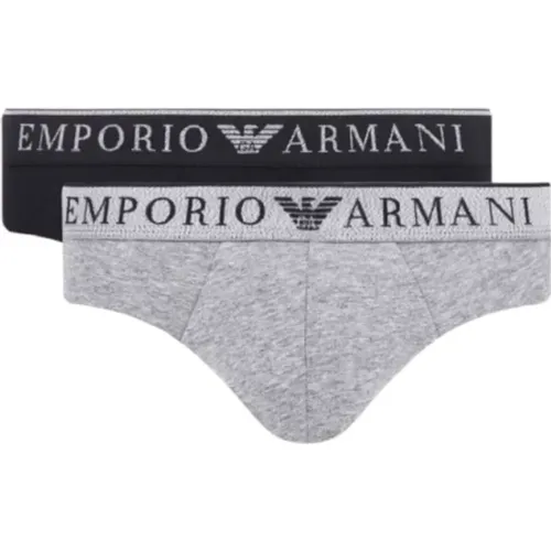 Logo Endurance Jersey Slip 2er Pack , Herren, Größe: M - Emporio Armani - Modalova