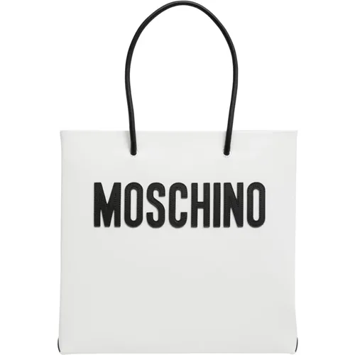 Logo Tote Bag , Damen, Größe: ONE Size - Moschino - Modalova