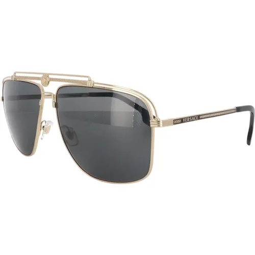 Sunglasses , male, Sizes: 61 MM - Versace - Modalova