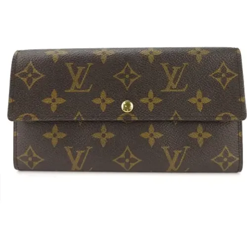 Pre-owned Canvas wallets , female, Sizes: ONE SIZE - Louis Vuitton Vintage - Modalova