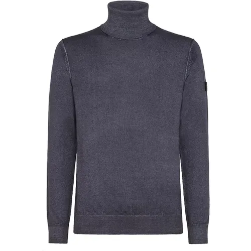 Dunkelblaue Pullover , Herren, Größe: L - Peuterey - Modalova