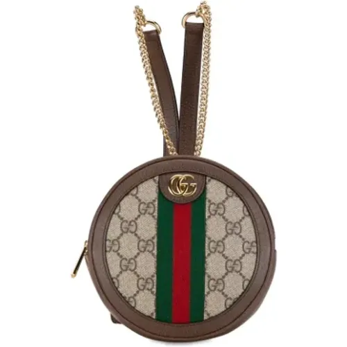 Pre-owned Canvas backpacks , female, Sizes: ONE SIZE - Gucci Vintage - Modalova