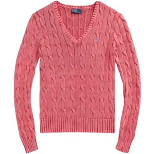 V-neck Strickware , Damen, Größe: M - Polo Ralph Lauren - Modalova