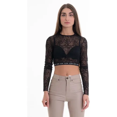 Langarm-Top , Damen, Größe: M - Dsquared2 - Modalova