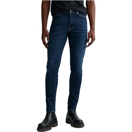 Active Jeans for Men , male, Sizes: W30, W31 - Gant - Modalova