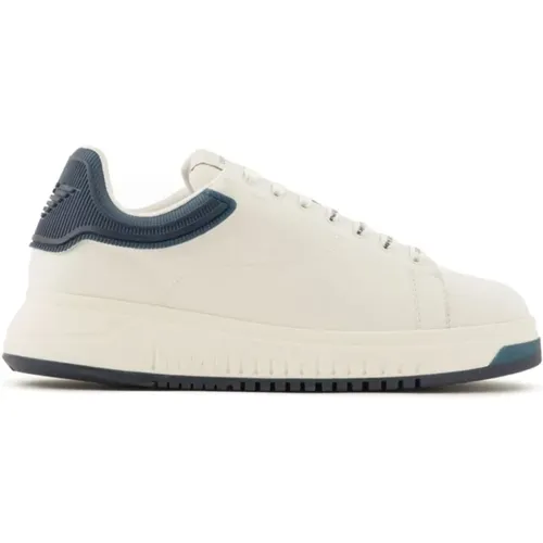 Sneakers Blue , male, Sizes: 12 UK, 11 UK - Emporio Armani - Modalova