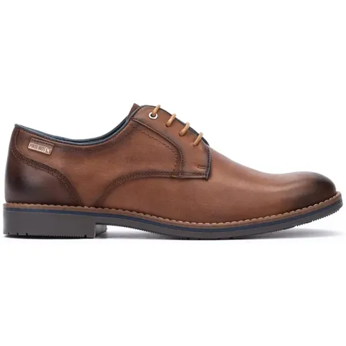 Modern Two-Tone Lace-Up Shoe for Men , male, Sizes: 10 UK, 8 UK - Pikolinos - Modalova