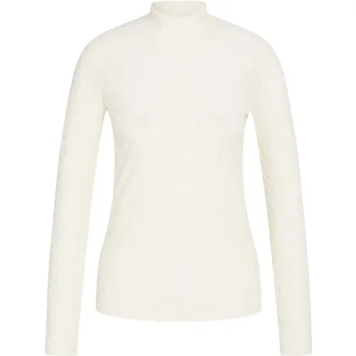 Roll Neck Blouse Off , female, Sizes: 2XL, M, S - RUE de Femme - Modalova