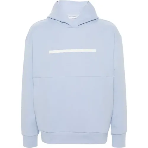 Mens Clothing Sweatshirts Clear Ss24 , male, Sizes: L, XL, M - Calvin Klein - Modalova